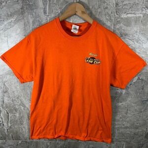 Reese's orange cotton t-shirt Mens Size L #reese #cotton